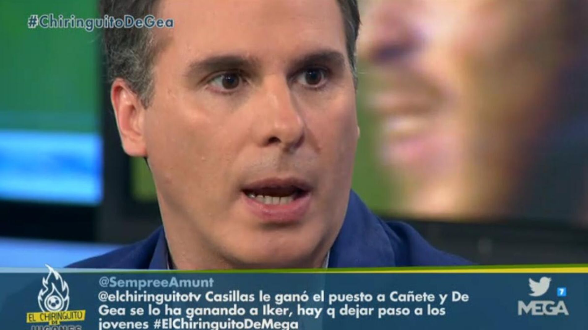 Manu Sainz en El Chiringuito