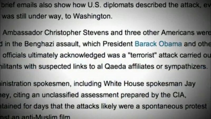 ¿Fue encubierto por la Administración Obama el ataque al Consulado de EE.UU en Bengasi?