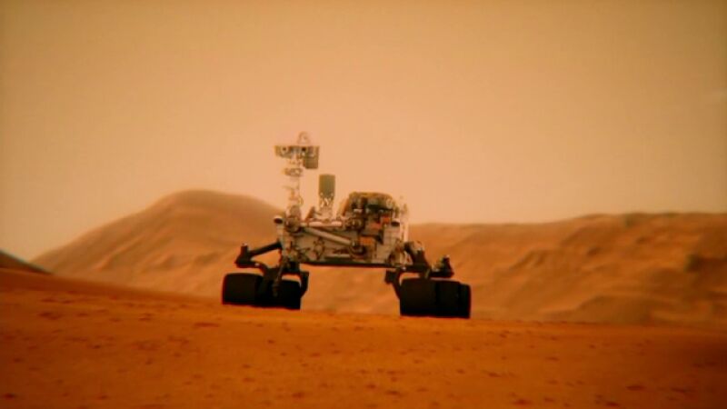 Meteorito procedente de Marte cerca de Alejandría, Egipto