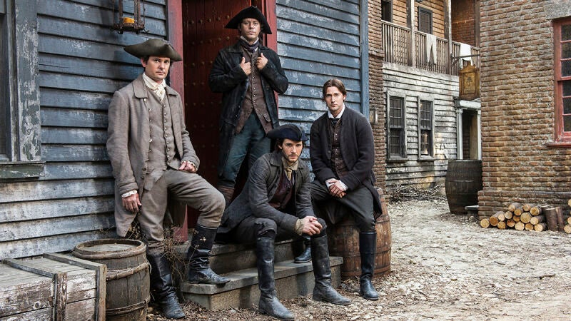 Los hijos de la libertad se unen para apoyar a su amigo Sam Adams