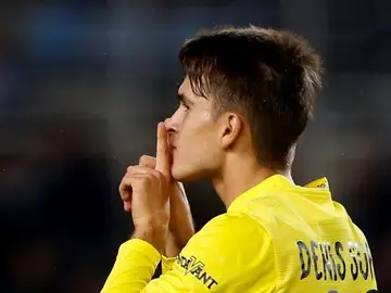 Denis Suárez celebra un gol frente a la Real Sociedad Denis Suárez celebra un gol frente a la Real Sociedad