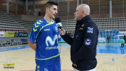 Carlos Ortiz, de Inter Movistar, en El Punterazo Carlos Ortiz, de Inter Movistar, en El Punterazo