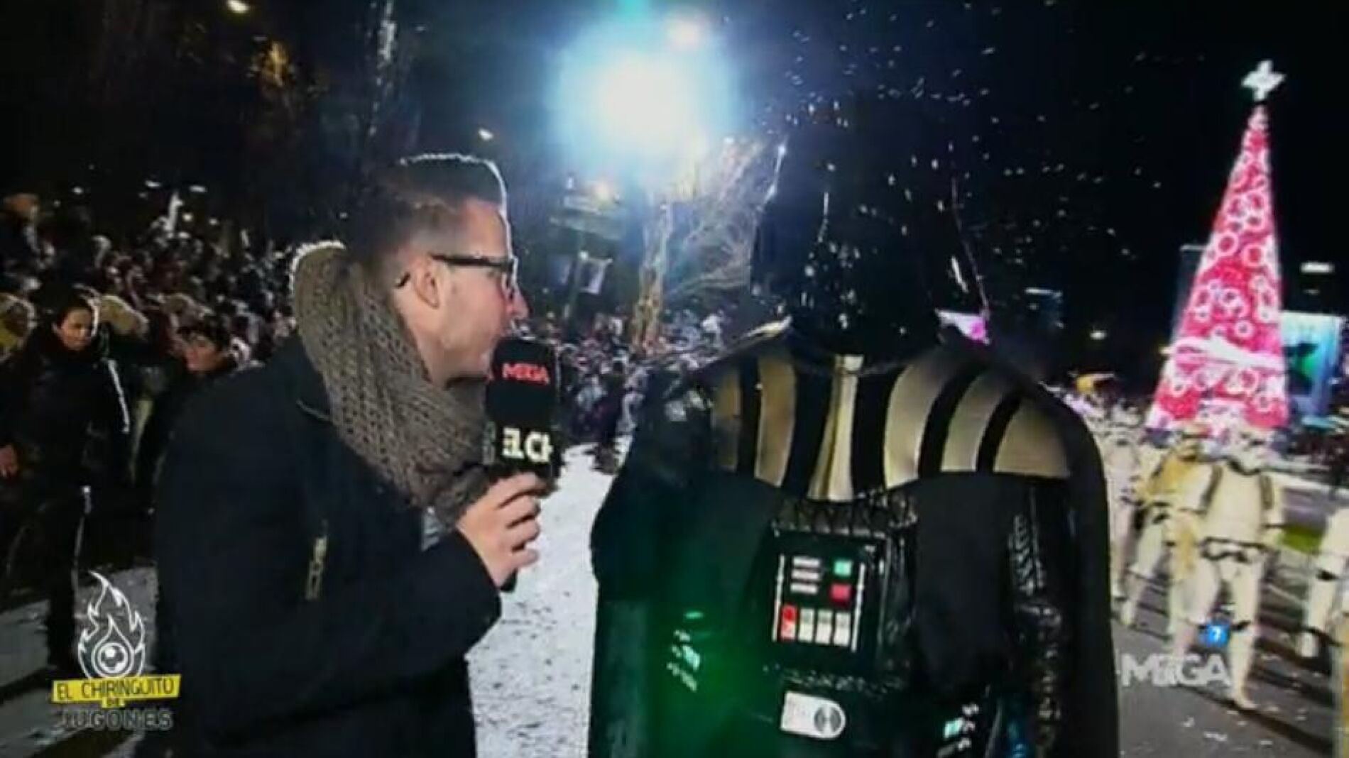 Juanfe Sanz en la Cabalgata de Reyes