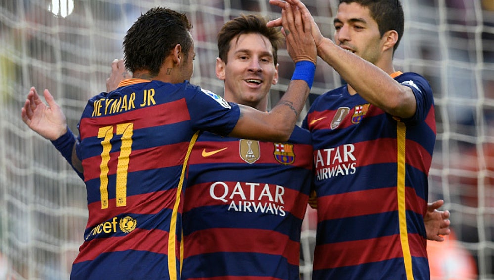 Messi, Neymar y Suárez