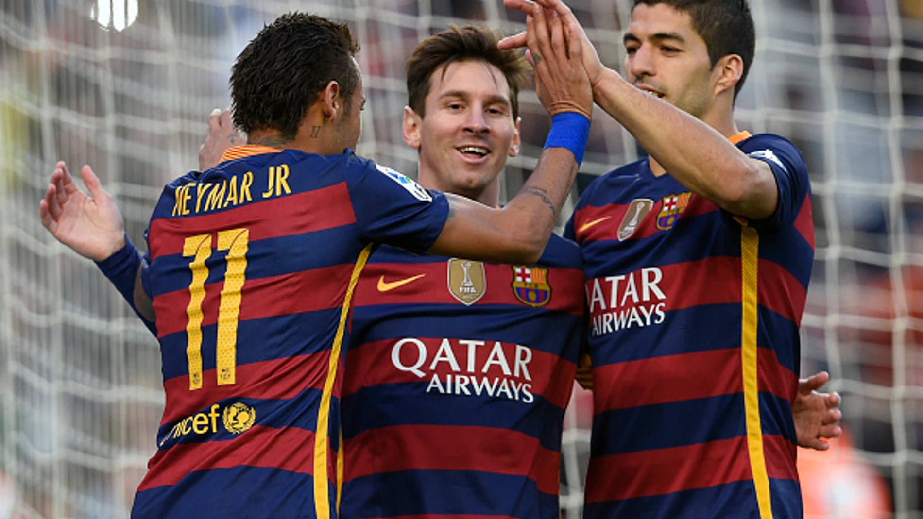 Messi, Neymar y Suárez