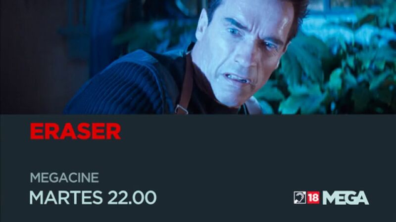 Schwarzenegger es 'Eraser', el gran protector de testigos, en MegaCine