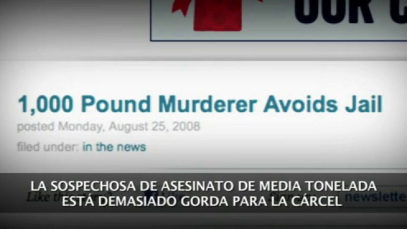Los medios de comunicación se hicieron eco de la noticia de la 'asesina de media tonelada'