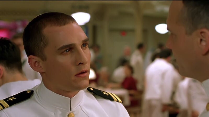 Matthew McConaughey y Jon Bon Jovi, en 'U-571'