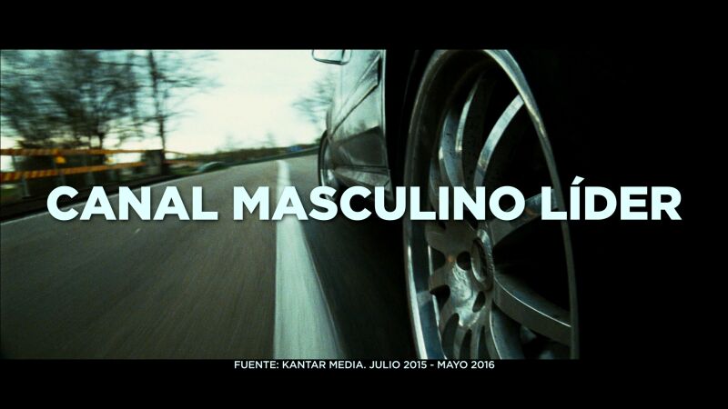 Mega, el canal masculino líder 