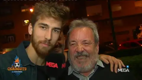 El Chiringuito, con una peña atlética El Chiringuito, con una peña atlética