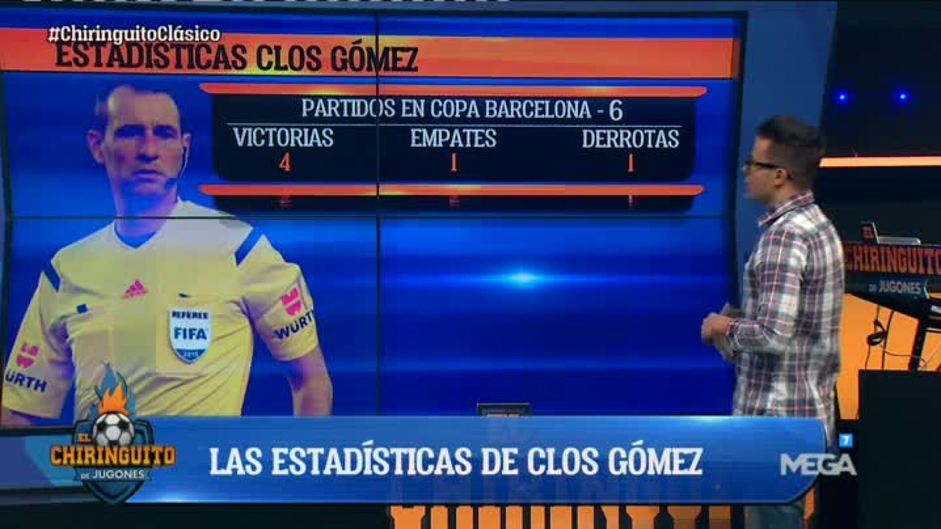 Las estad&iacute;sticas de Clos G&oacute;mez