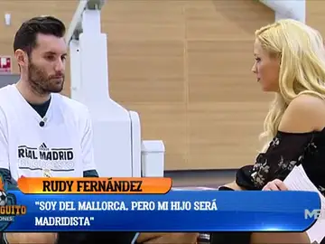 Laura Gadea, con Rudy Fernández Laura Gadea, con Rudy Fernández