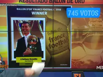 La clasificación final del Balón de Oro La clasificación final del Balón de Oro
