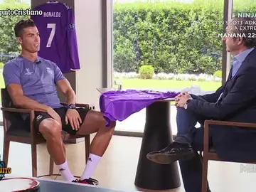 Cristiano Ronaldo y Josep Pedrerol Cristiano Ronaldo y Josep Pedrerol