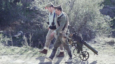 Espa&ntilde;a ensayo de una guerra estreno