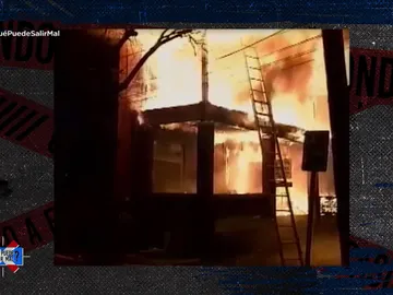 Las llamas ponen en peligro la vida de John Ben  Las llamas ponen en peligro la vida de John Ben