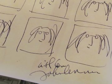 ¿Cuánto cuesta un dibujo original hecho por John Lennon?