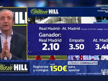 Josep Pedrerol con William Hill Josep Pedrerol con William Hill