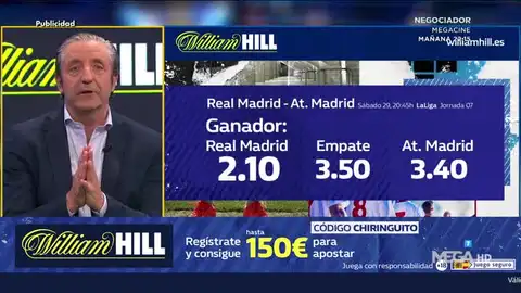 Josep Pedrerol con William Hill Josep Pedrerol con William Hill