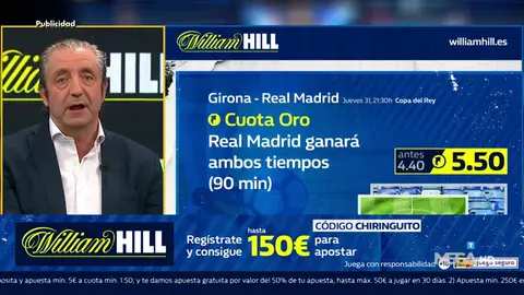 Josep te trae la mejor oferta de registro para que apuestes con William Hill Josep te trae la mejor oferta de registro para que apuestes con William Hill