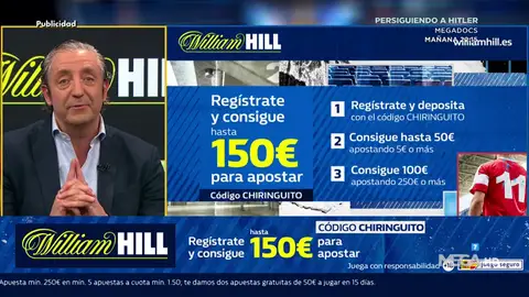 Josep te trae la mejor oferta de registro para que apuestes con William Hill Josep te trae la mejor oferta de registro para que apuestes con William Hill