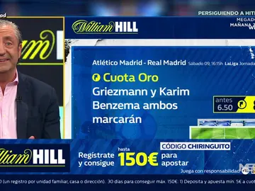 Josep te trae la mejor oferta de registro para que apuestes con William Hill Josep te trae la mejor oferta de registro para que apuestes con William Hill