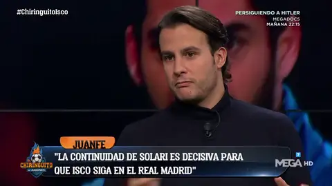Juanfe Sanz: "Isco no se quiere ir del Real Madrid pero la continuidad de Solari es decisiva" Juanfe Sanz: "Isco no se quiere ir del Real Madrid pero la continuidad de Solari es decisiva"
