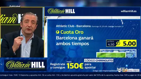 Josep te trae la mejor oferta de registro para que apuestes con William Hill Josep te trae la mejor oferta de registro para que apuestes con William Hill