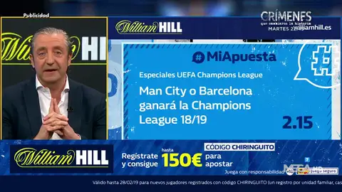 Josep te trae la mejor oferta de registro para que apuestes con William Hill Josep te trae la mejor oferta de registro para que apuestes con William Hill