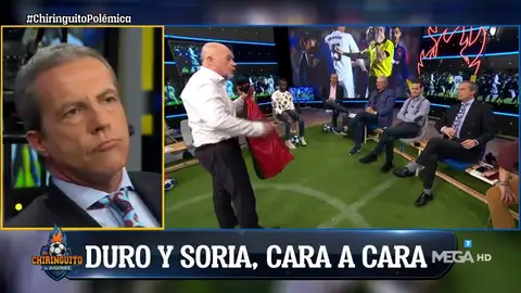 Cristóbal Soria: "Prefiero ir con la cabeza alta a que me digan, mira, uno del Madrid" Cristóbal Soria: "Prefiero ir con la cabeza alta a que me digan, mira, uno del Madrid"