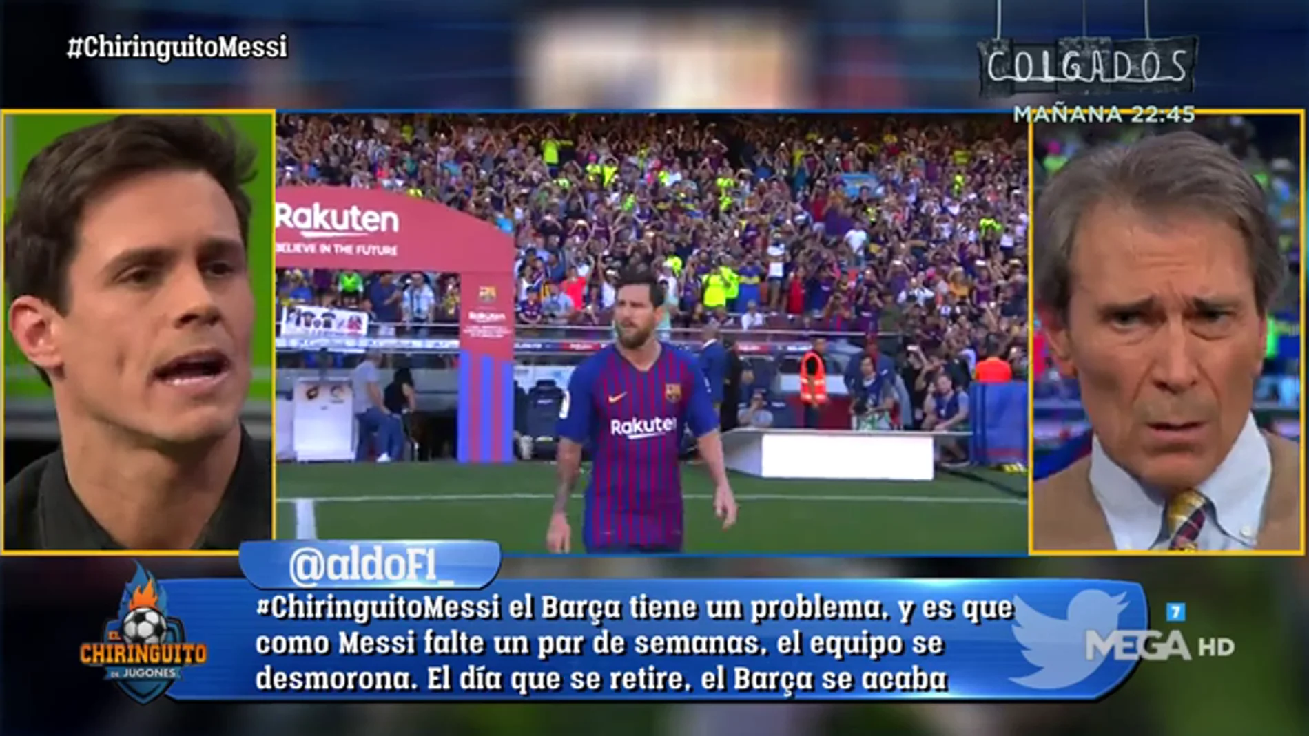 Edu Aguirre: "El Madrid ha ganado Champions y Balones de Oro mientras Messi esta en su casita"