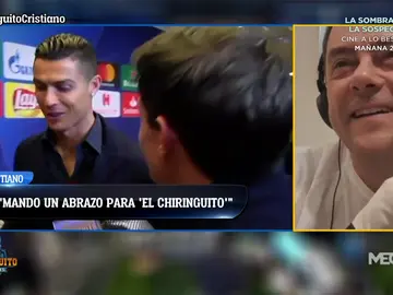 Cristiano Ronaldo: "Un saludo al Chiringuito, a Roncero y a todo amante del Madrid" Cristiano Ronaldo: "Un saludo al Chiringuito, a Roncero y a todo amante del Madrid"