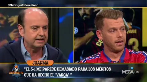 Juanma Rodríguez: "Es la primera vez en la historia que se pita penalti porque un delantero pisa a un defensa" Juanma Rodríguez: "Es la primera vez en la historia que se pita penalti porque un delantero pisa a un defensa"