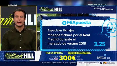 Juanfe te trae la mejor oferta de registro para que apuestes con William Hill Juanfe te trae la mejor oferta de registro para que apuestes con William Hill