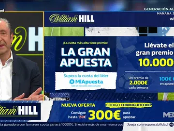Josep te trae la mejor oferta de registro para que apuestes con William Hill Josep te trae la mejor oferta de registro para que apuestes con William Hill