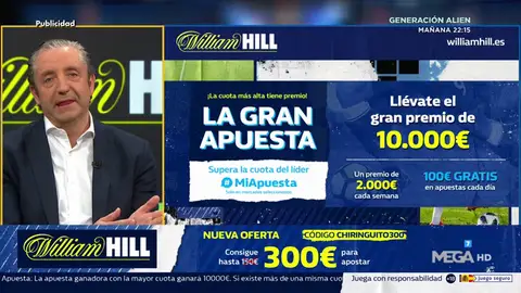 Josep te trae la mejor oferta de registro para que apuestes con William Hill Josep te trae la mejor oferta de registro para que apuestes con William Hill