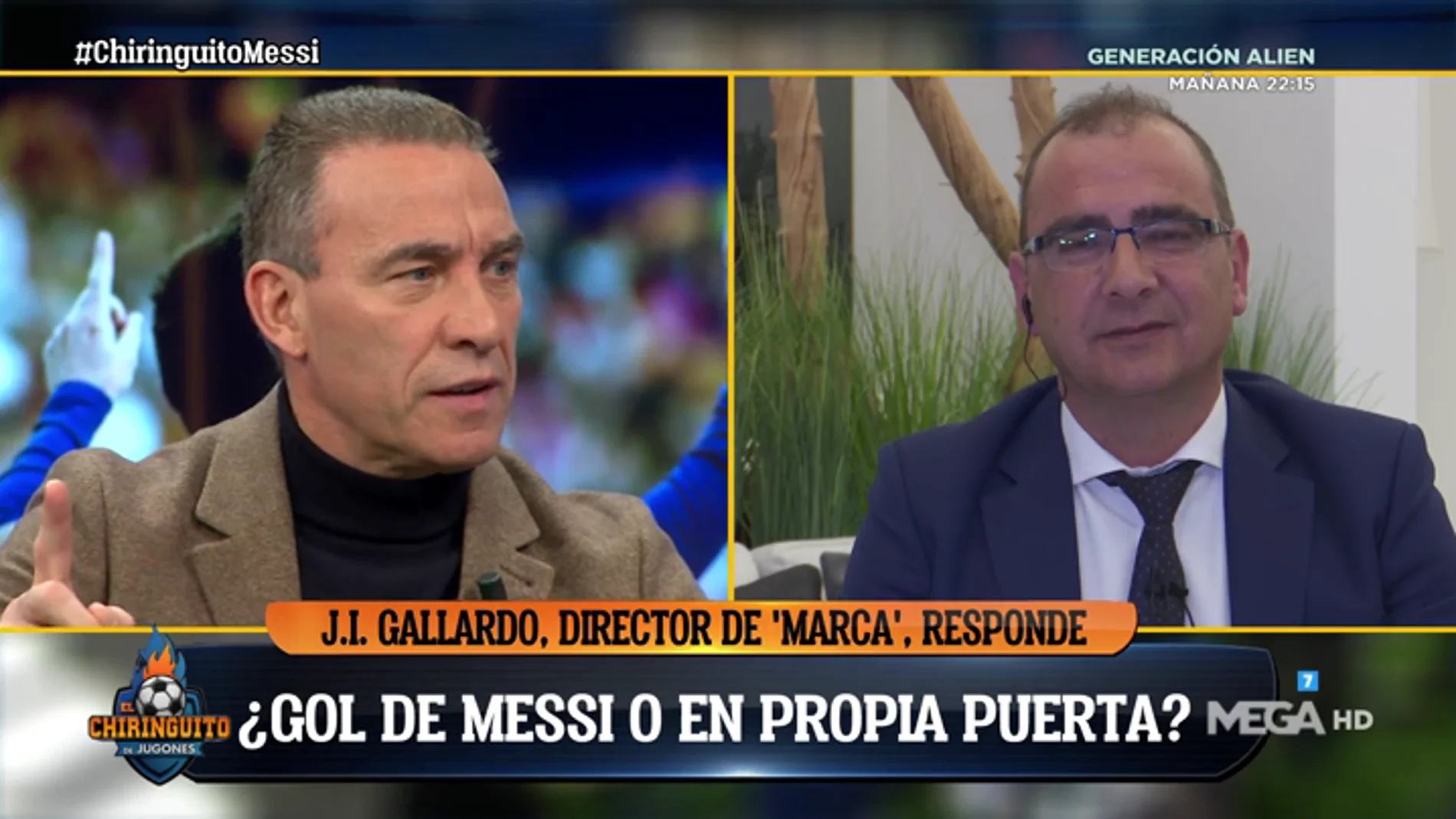 Los tertulianos de El Chiringuito se 'mojan': ¿Gol de Messi o gol en propia puerta? 