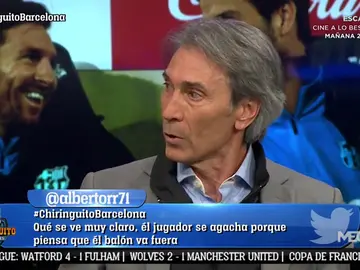 Lobo Carrasco: "Messi hace de Iniesta, de Xavi y sigue haciendo de Messi" Lobo Carrasco: "Messi hace de Iniesta, de Xavi y sigue haciendo de Messi"