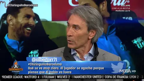Lobo Carrasco: "Messi hace de Iniesta, de Xavi y sigue haciendo de Messi" Lobo Carrasco: "Messi hace de Iniesta, de Xavi y sigue haciendo de Messi"