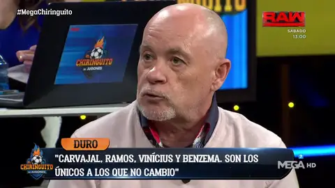 Alfredo Duro: "El Madrid tiene que ser un equipo de verdad. No tiene genética ganadora" Alfredo Duro: "El Madrid tiene que ser un equipo de verdad. No tiene genética ganadora"