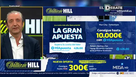 Josep te trae la mejor oferta de registro para que apuestes con William Hill Josep te trae la mejor oferta de registro para que apuestes con William Hill
