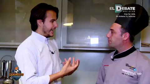 Juanfe Sanz con Alberto Mastromatteo, el cocinero de Benzema: "Ha perdido entre cinco y ocho kilos" Juanfe Sanz con Alberto Mastromatteo, el cocinero de Benzema: "Ha perdido entre cinco y ocho kilos"