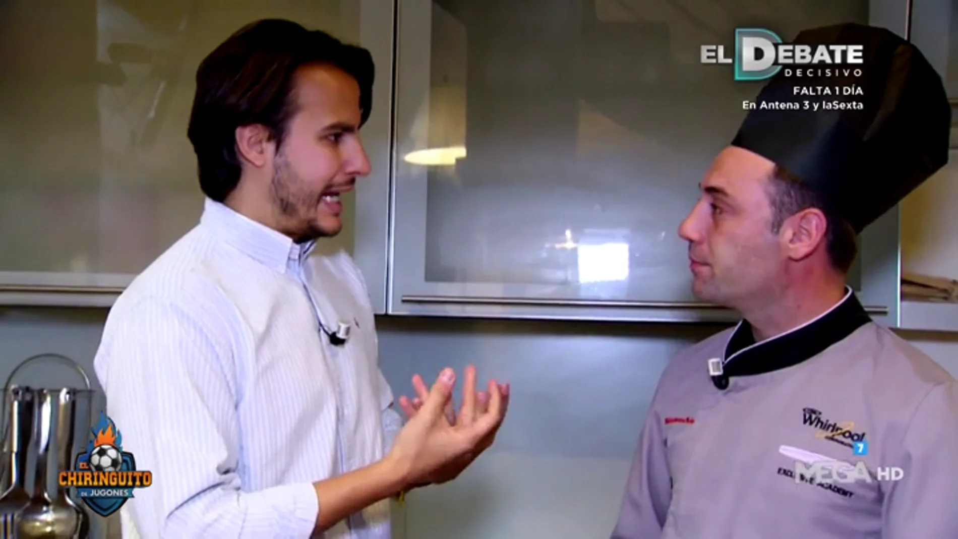 Juanfe Sanz con Alberto Mastromatteo, el cocinero de Benzema: "Ha perdido entre cinco y ocho kilos"