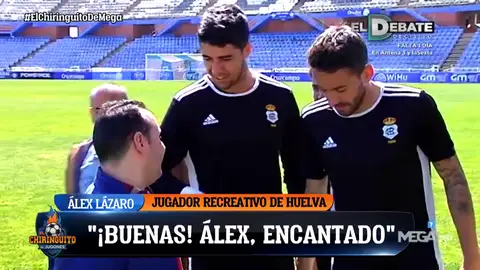 Iván Carazo, invidente desde los 21 años, cumple su sueño de conocer a los jugadores del Recreativo Iván Carazo, invidente desde los 21 años, cumple su sueño de conocer a los jugadores del Recreativo