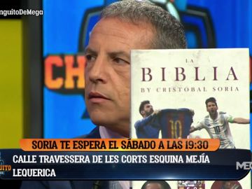 Cristóbal Soria: "Voy a llevar la 'Biblia' al templo de su Santidad y que la cosa fluya"
