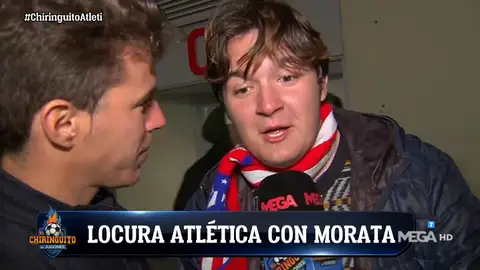 La afición del Atlético, eufórica tras ganar al Valencia La afición del Atlético, eufórica tras ganar al Valencia