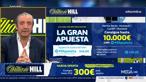 Josep te trae la mejor oferta de registro para que apuestes con William Hill Josep te trae la mejor oferta de registro para que apuestes con William Hill