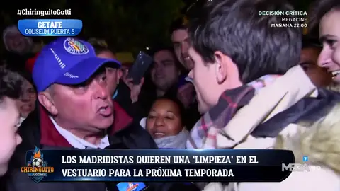 La afición del Real Madrid pide una 'limpieza' en el vestuario La afición del Real Madrid pide una 'limpieza' en el vestuario