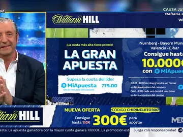 Josep te trae la mejor oferta de registro para que apuestes con William Hill Josep te trae la mejor oferta de registro para que apuestes con William Hill