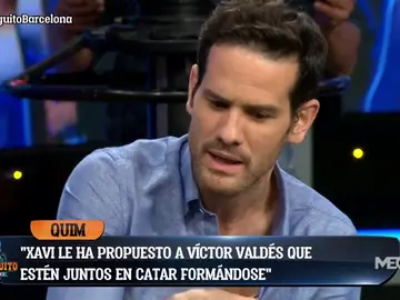 Quim Domènech: "Xavi le ha propuesto a Valdés irse a Qatar" Quim Domènech: "Xavi le ha propuesto a Valdés irse a Qatar"